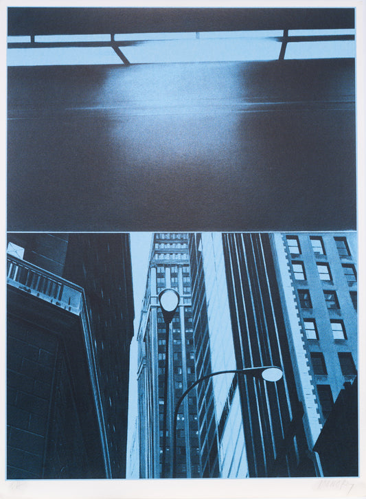 Jacques MONORY : Skycrapers - Sérigraphie originale signée