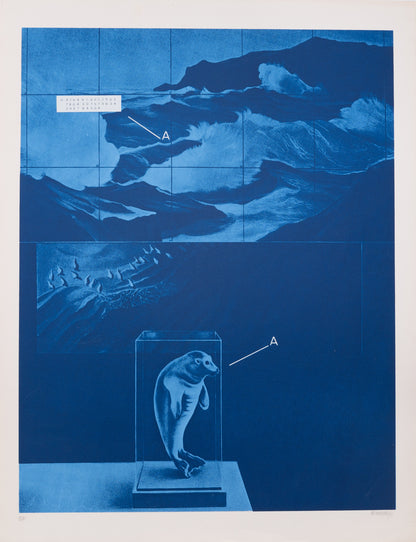 Jacques MONORY : Impuissance - Sérigraphie originale signée