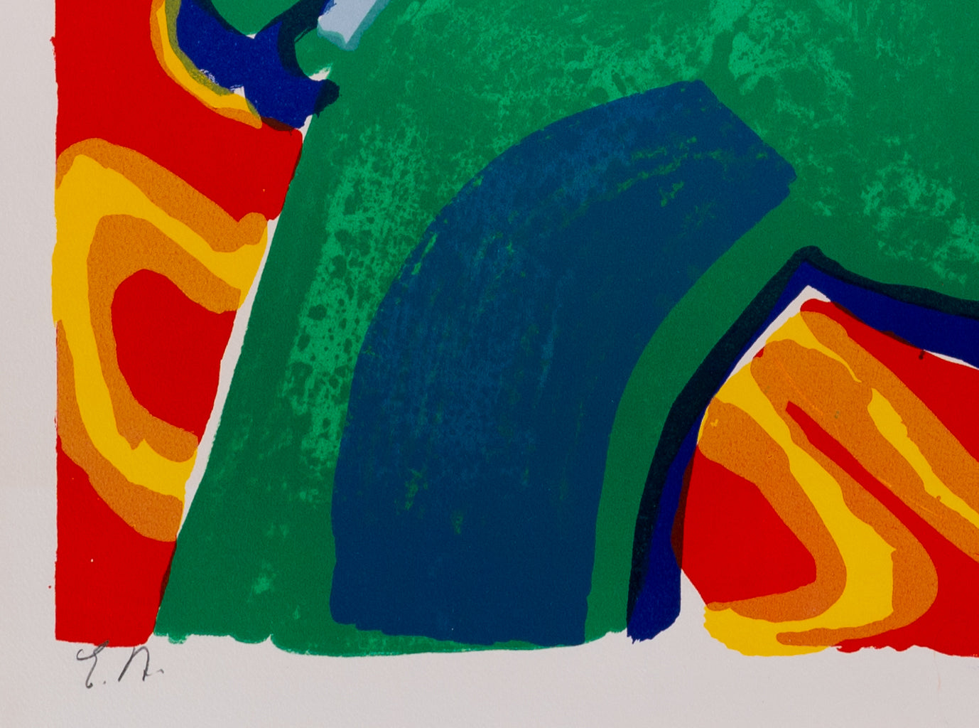 Bengt LINDSTROM : Monstre vert - Lithographie originale signée
