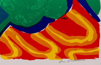 Bengt LINDSTROM : Monstre vert - Lithographie originale signée