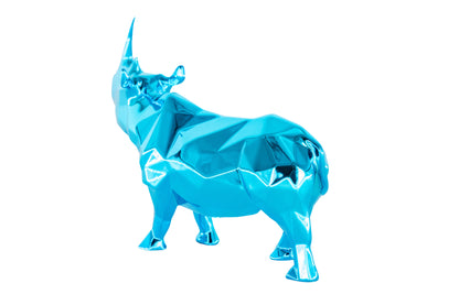 Richard ORLINSKI : Rhino Spirit (Azur Edition) - Sculpture originale