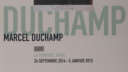 Marcel DUCHAMP : Pompidou 2015 - Affiche originale