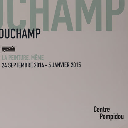 Marcel DUCHAMP : Pompidou 2015 - Affiche originale