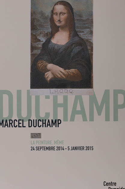 Marcel DUCHAMP : Pompidou 2015 - Affiche originale