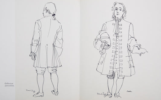 Raoul DUFY : Portrait de Newton - Lithographie signée