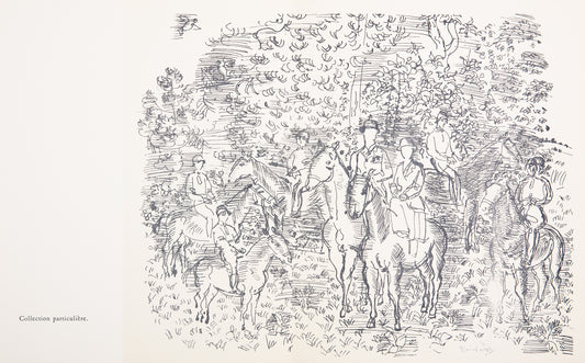 Raoul DUFY : La Chasse à Courre - Lithographie signée