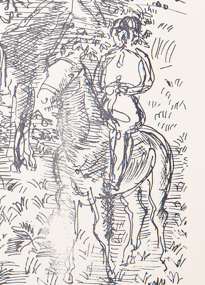 Raoul DUFY : La Chasse à Courre - Lithographie signée
