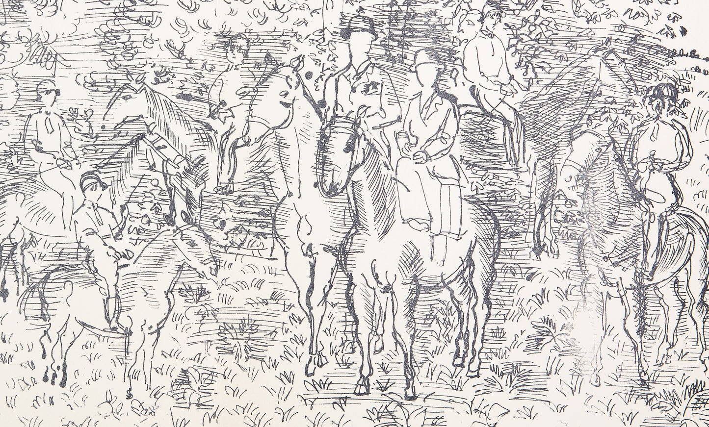 Raoul DUFY : La Chasse à Courre - Lithographie signée