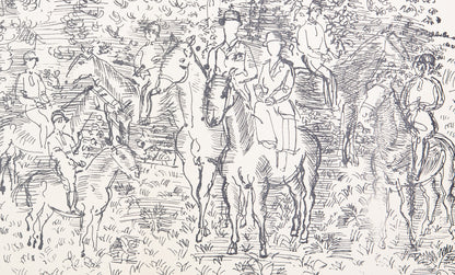 Raoul DUFY : La Chasse à Courre - Lithographie signée