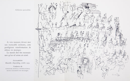 Raoul DUFY : L'Orchestre - Lithographie signée