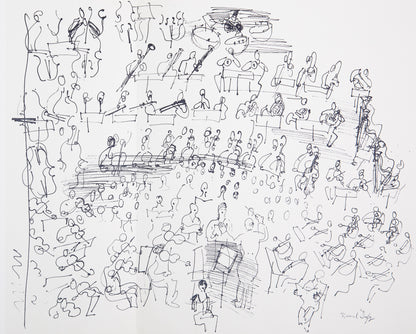 Raoul DUFY : L'Orchestre - Lithographie signée