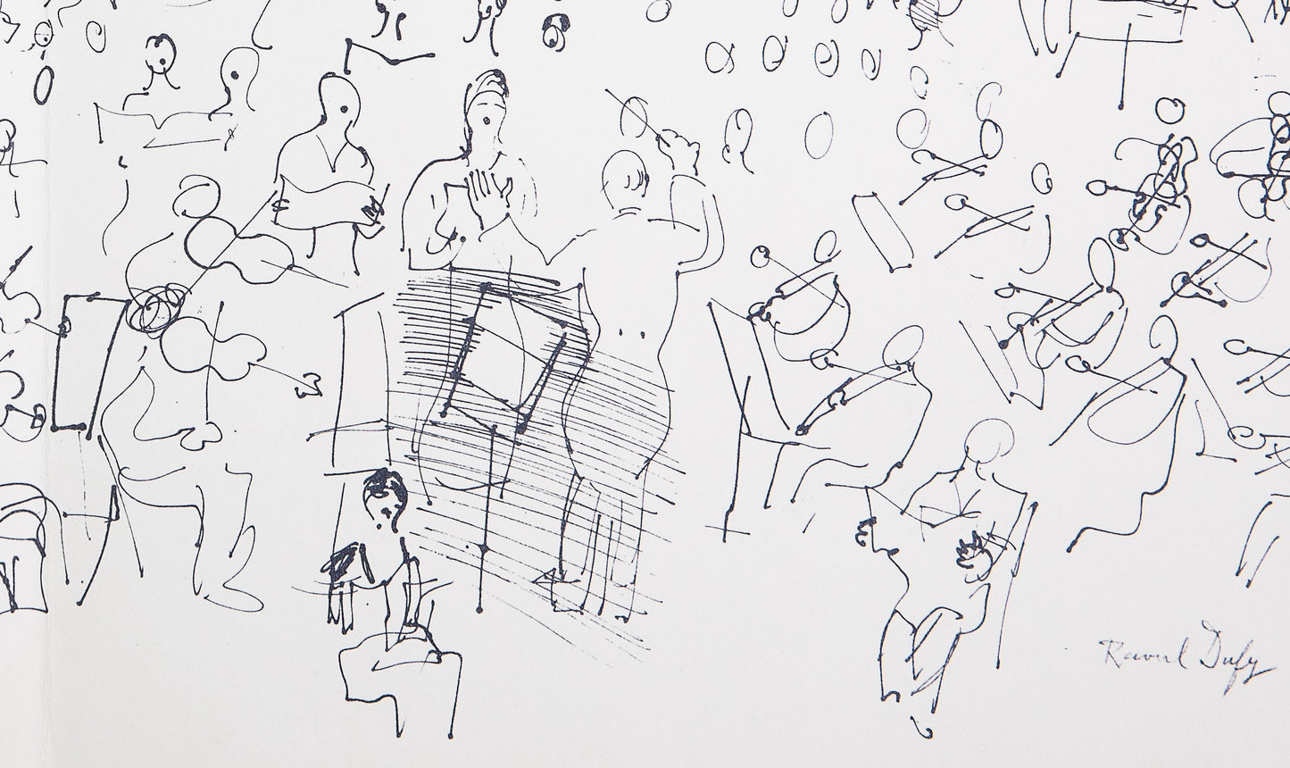 Raoul DUFY : L'Orchestre - Lithographie signée