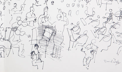 Raoul DUFY : L'Orchestre - Lithographie signée