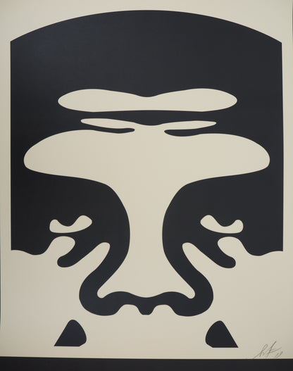 Shepard FAIREY (OBEY) : Face - Lithographie originale signée