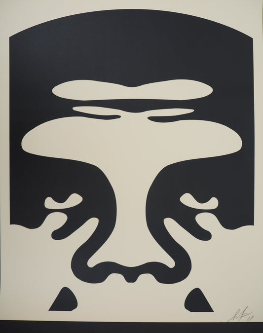 Shepard FAIREY (OBEY) : Face - Lithographie originale signée