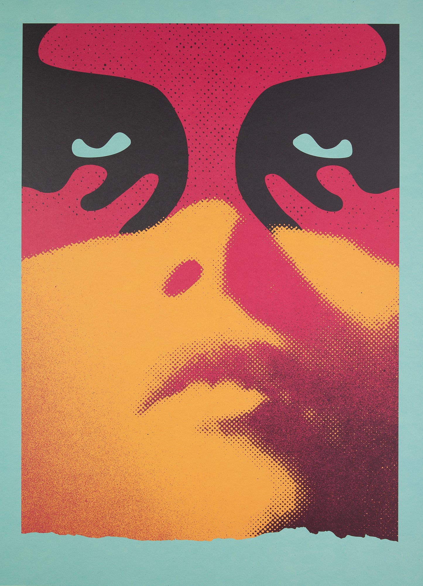 Shepard FAIREY (OBEY) : Shadowplay - Lithographie originale signée