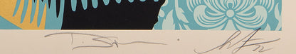 Shepard FAIREY (OBEY) : Eyes on the King Verdict - Lithographie originale signée