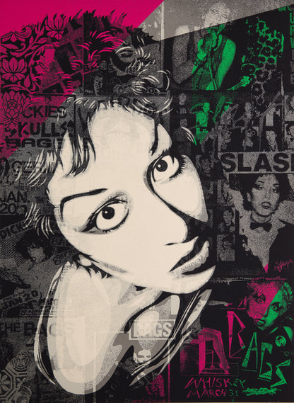 Shepard FAIREY (OBEY) : Alice Bag - Lithographie originale signée