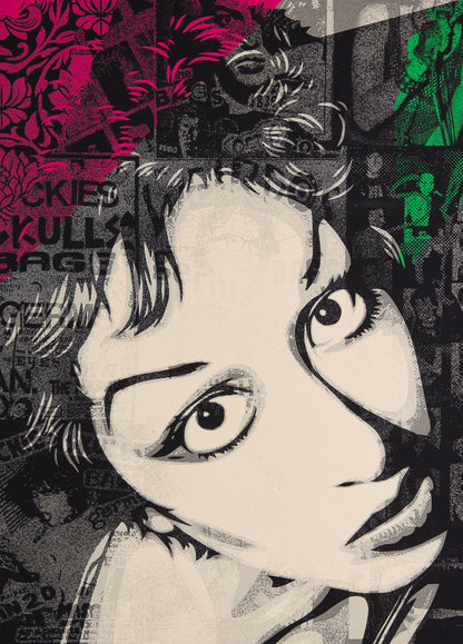 Shepard FAIREY (OBEY) : Alice Bag - Lithographie originale signée