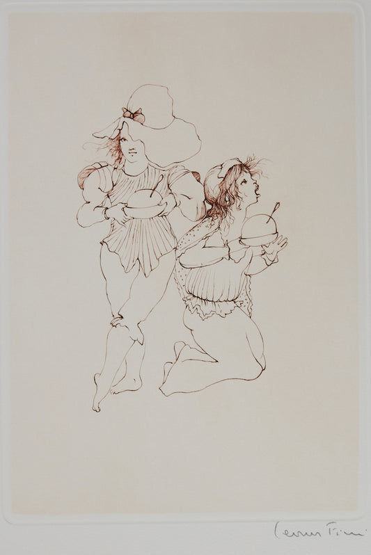 Léonor FINI : Oh la méchante! - Gravure originale signée