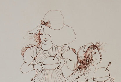 Léonor FINI : Oh la méchante! - Gravure originale signée