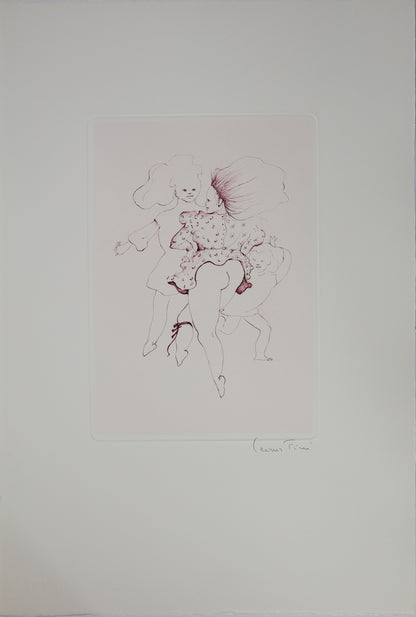 Léonor FINI : La danse des jeunes filles - Gravure originale signée