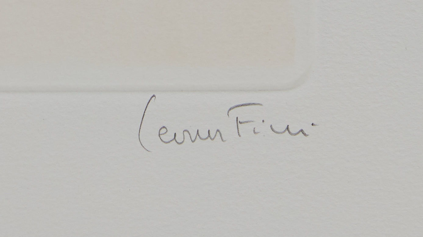 Léonor FINI : A califourchon - Gravure originale signée