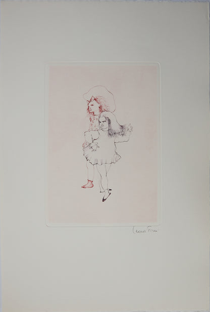 Léonor FINI : Le caprice - Gravure originale signée