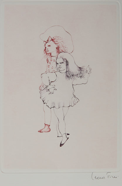 Léonor FINI : Le caprice - Gravure originale signée