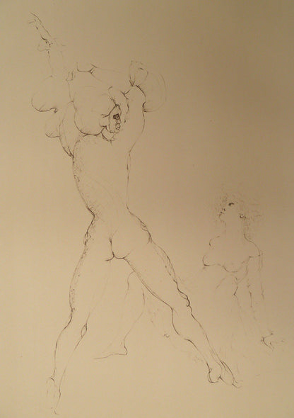 Léonor FINI : La vengeance - Gravure originale signée