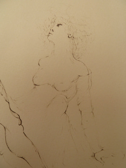 Léonor FINI : La vengeance - Gravure originale signée