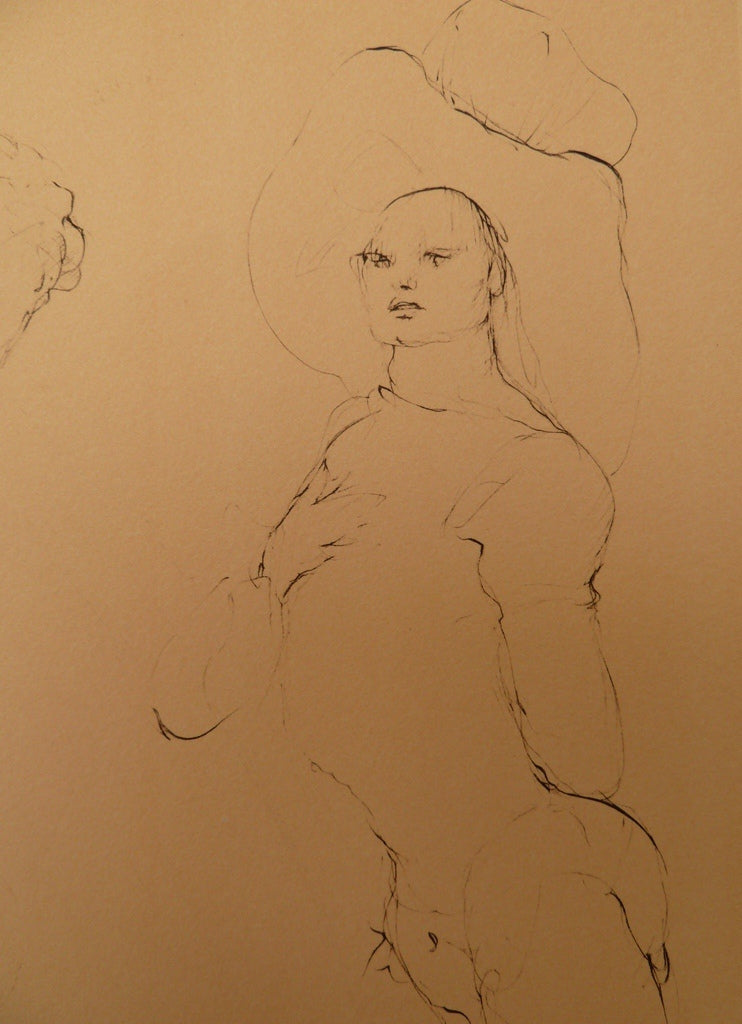 Léonor FINI : La menace - Gravure originale signée