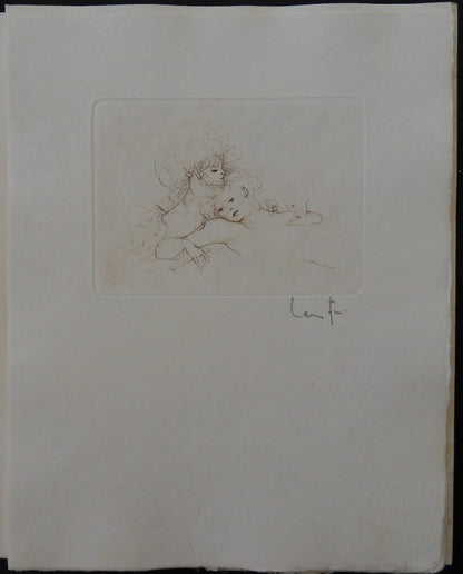Léonor FINI : Jeunes femmes - Gravure originale signée