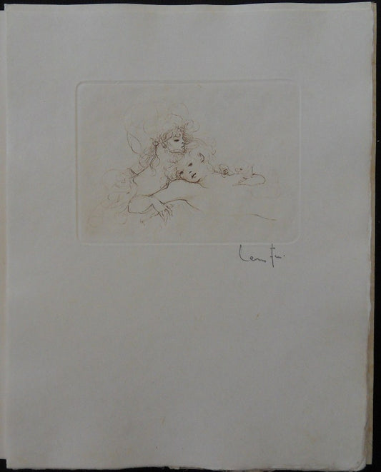 Léonor FINI : Jeunes femmes - Gravure originale signée