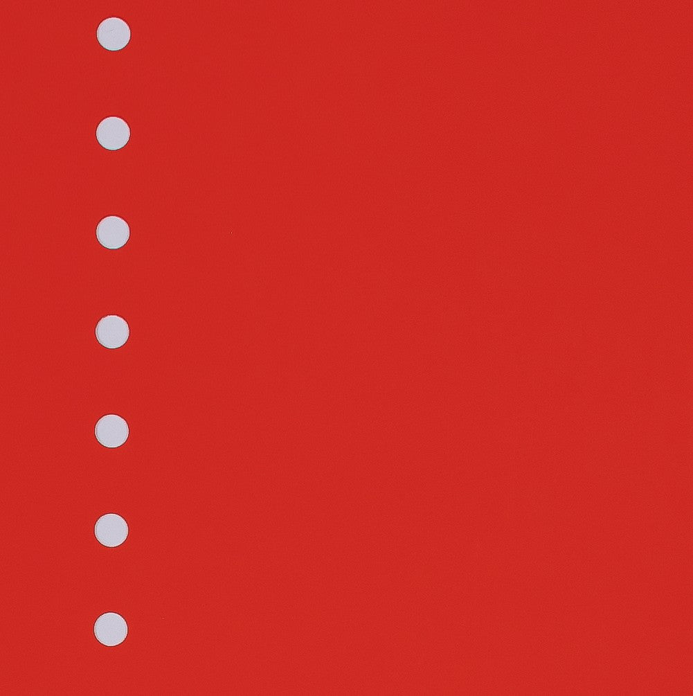 Lucio FONTANA : Concetto Spaziale Rosso - Affiche originale en sérigraphie