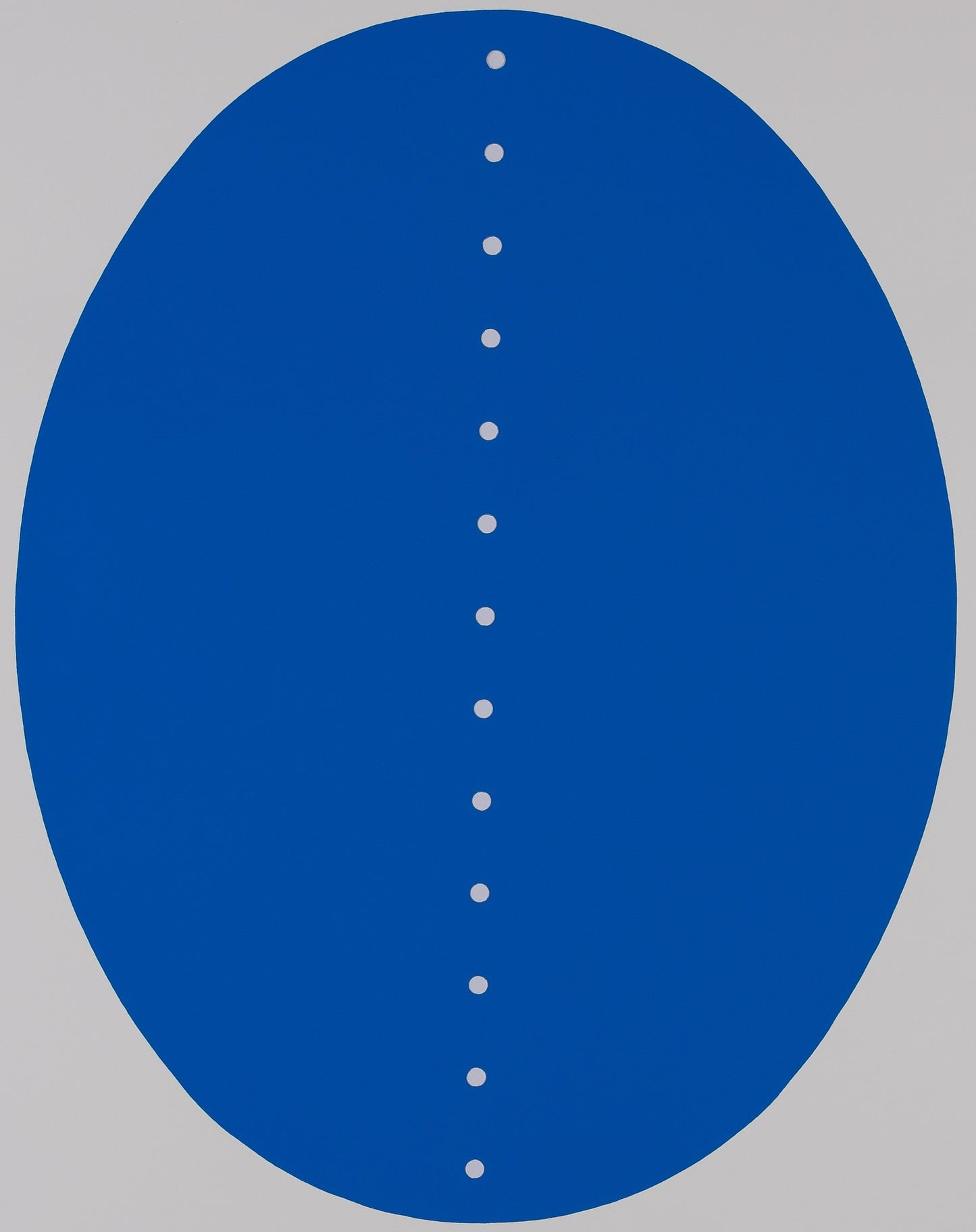 Lucio FONTANA : Concetto Spaziale Blu - Affiche originale en sérigraphie