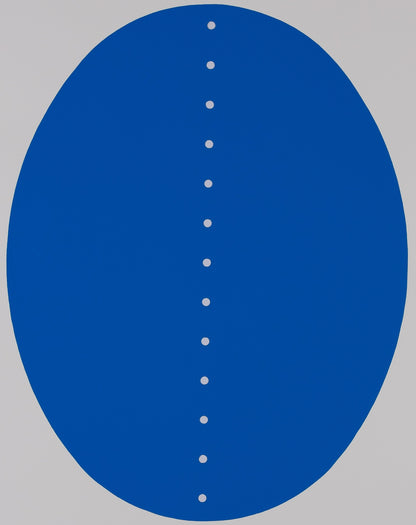 Lucio FONTANA : Concetto Spaziale Blu - Affiche originale en sérigraphie