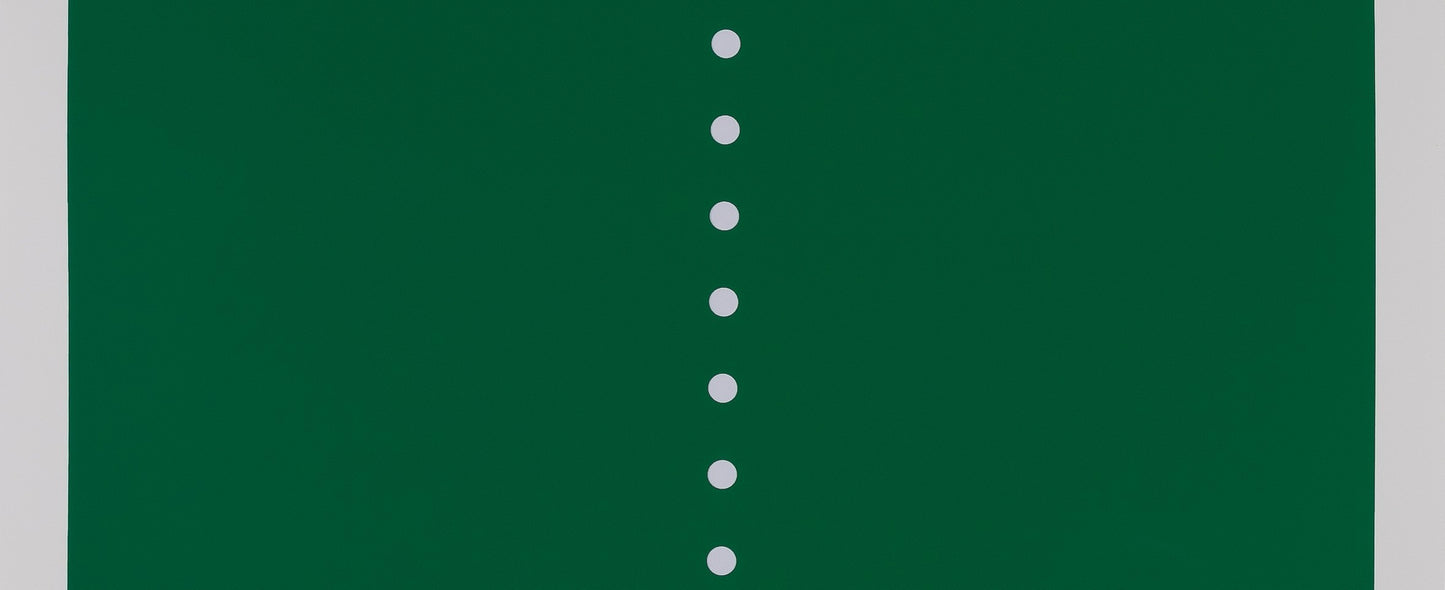 Lucio FONTANA : Concetto Spaziale Verde - Sérigraphie
