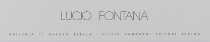 Lucio FONTANA : Concetto Spaziale Verde - Sérigraphie