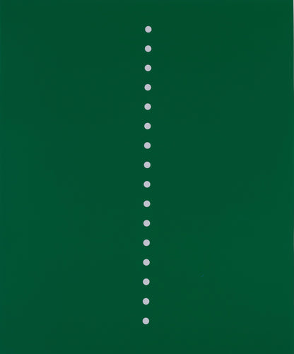 Lucio FONTANA : Concetto Spaziale Verde - Sérigraphie
