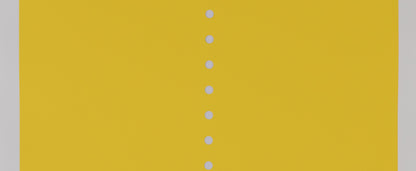 Lucio FONTANA : Concetto Spaziale Giallo - Affiche originale en sérigraphie