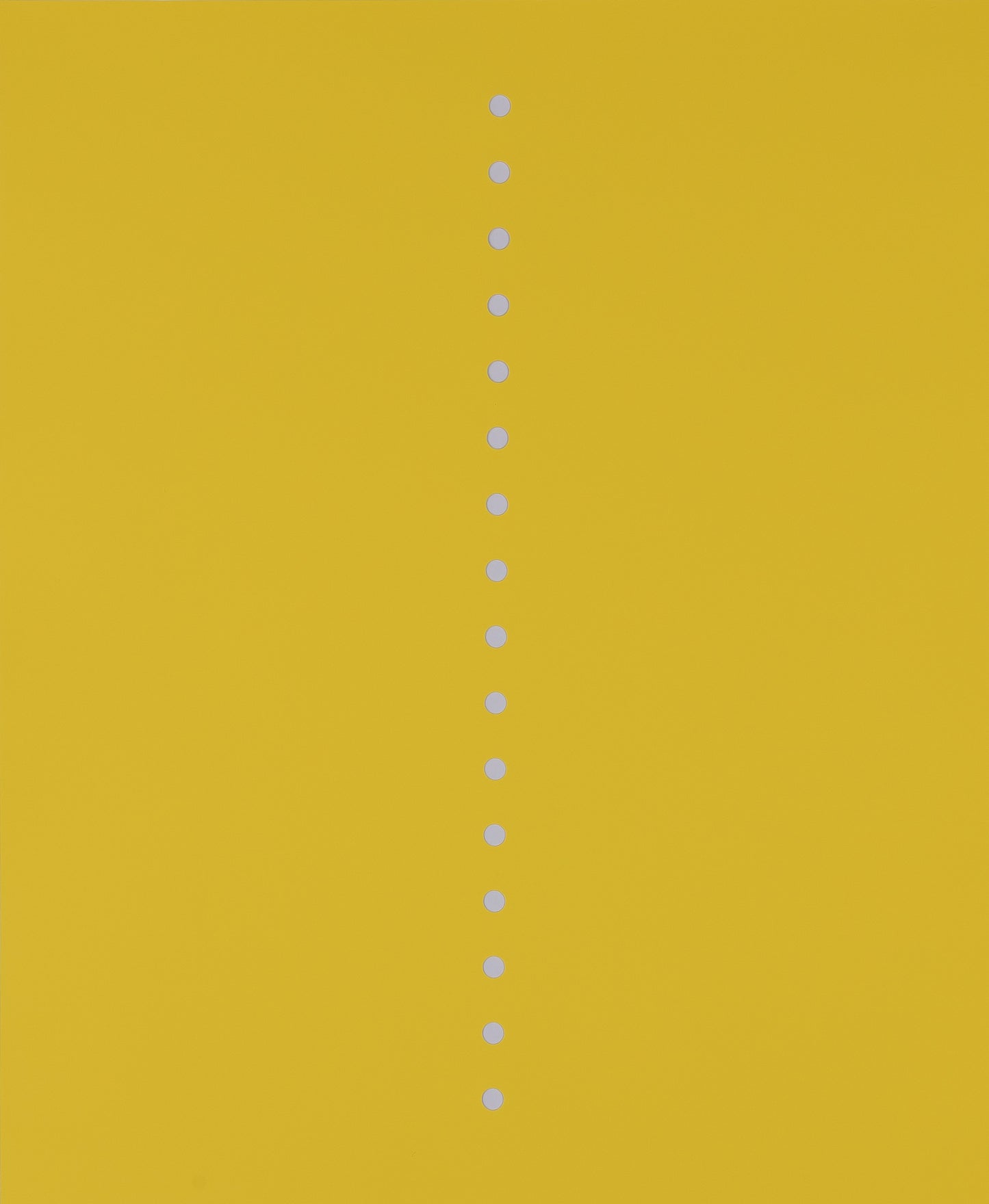Lucio FONTANA : Concetto Spaziale Giallo - Affiche originale en sérigraphie