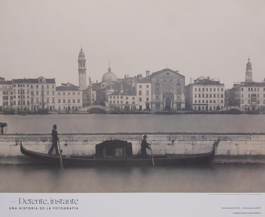 Ippolito LAFRANCHINI : Gondoles à Venise - Affiche originale