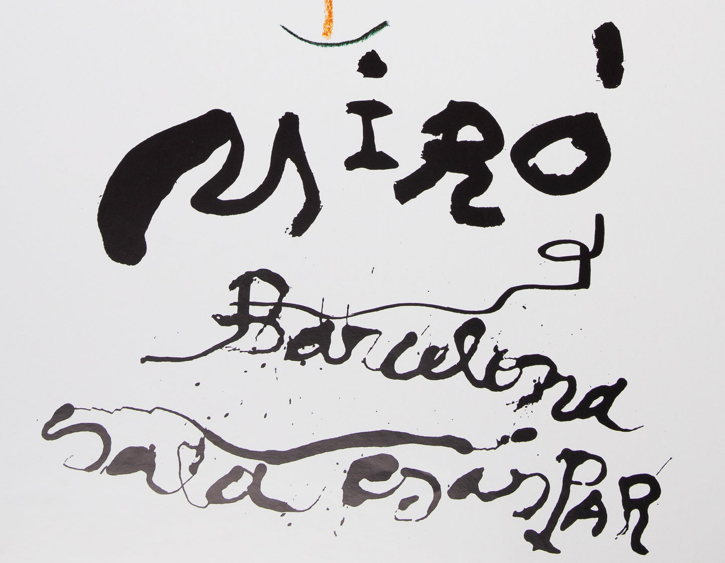 Joan MIRO : Exposition (Sala Gaspar 1983) - Affiche originale signée