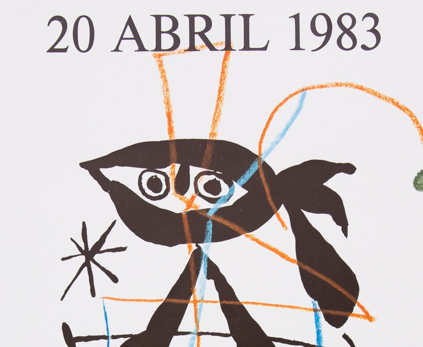 Joan MIRO : Exposition (Sala Gaspar 1983) - Affiche originale signée