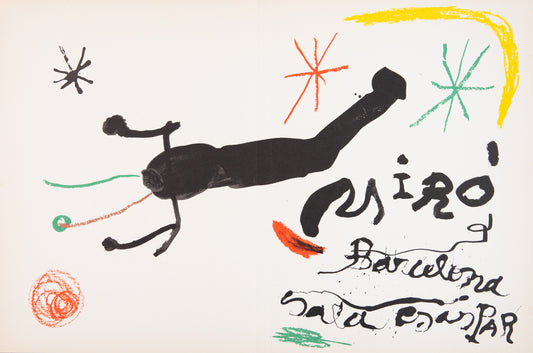 Joan MIRO : Barcelona Sala Gaspar 1964 - Lithographie originale signée