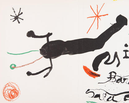Joan MIRO : Barcelona Sala Gaspar 1964 - Lithographie originale signée