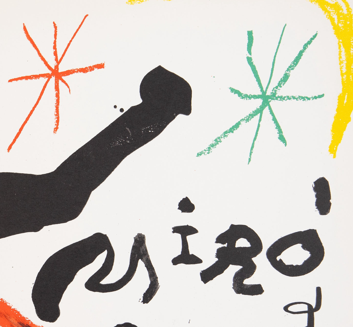 Joan MIRO : Barcelona Sala Gaspar 1964 - Lithographie originale signée