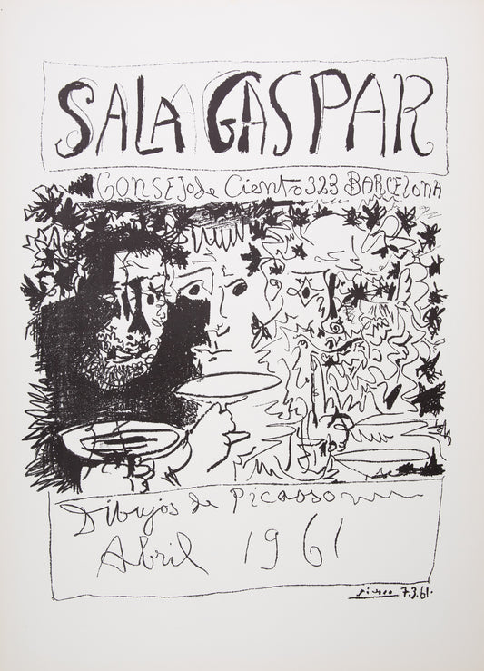 Pablo PICASSO : Exposition de dessins - Lithographie originale signée