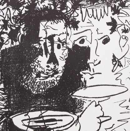 Pablo PICASSO : Exposition de dessins - Lithographie originale signée